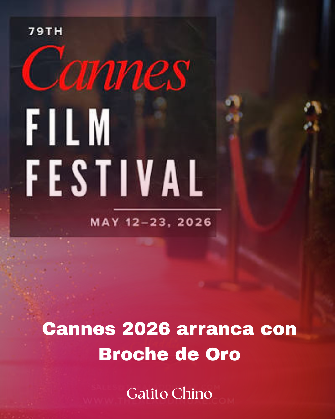 Peter Jackson recibe la Palma de Oro honorífica en la inauguración del Festival de Cannes 2026