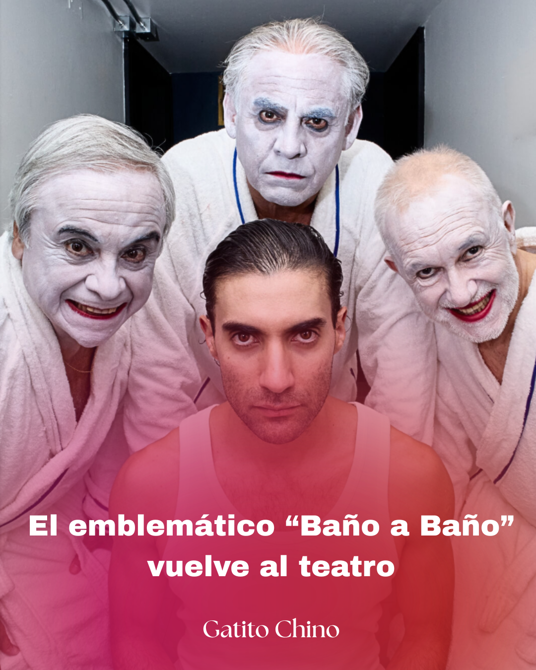 A 48 años de su estreno, la obra “Baño a Baño” regresa al Teatro Nacional Chileno