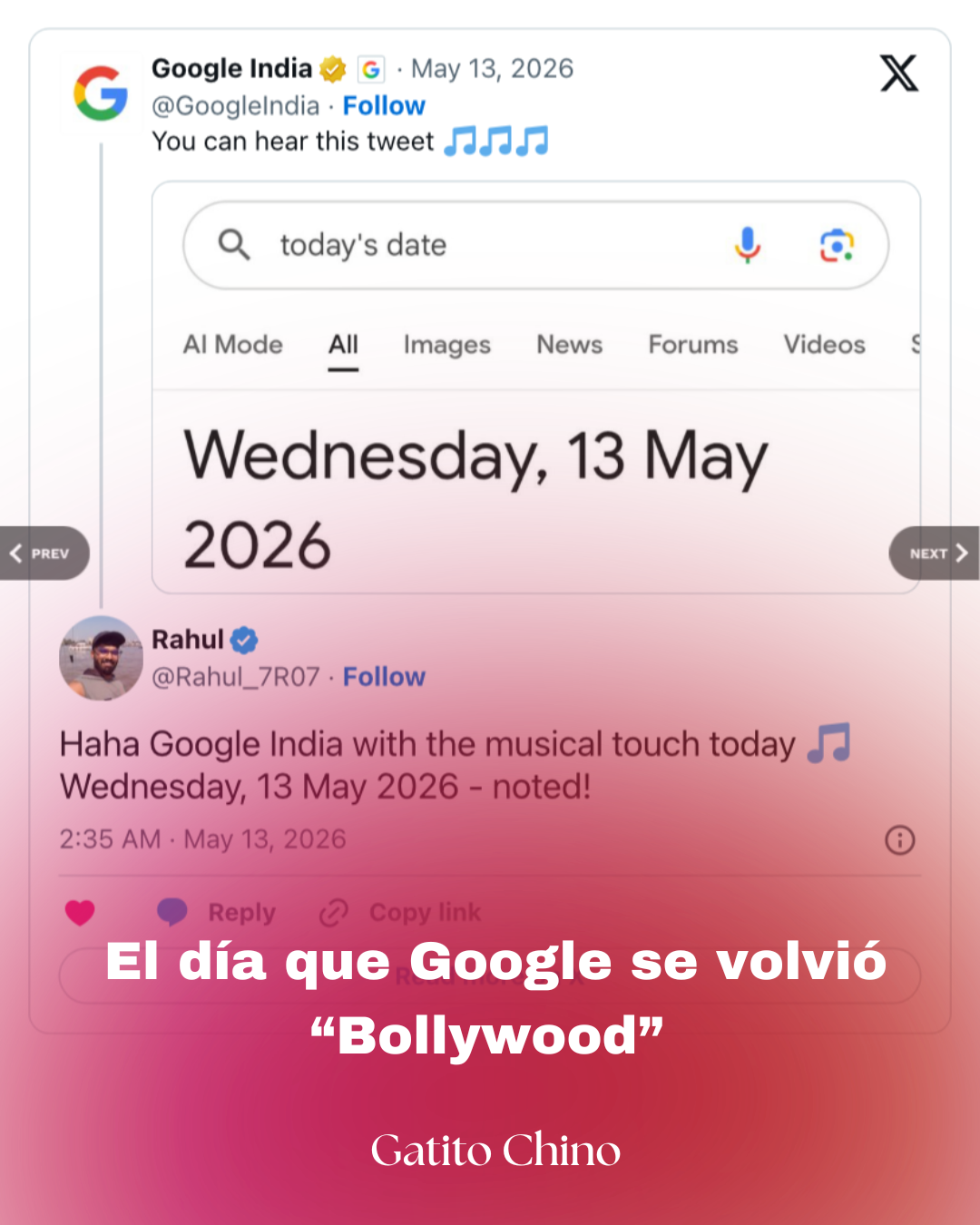 Google se suma a la locura viral del “Main Tera Day”: la fecha que el internet declaró como el día del amor filmy