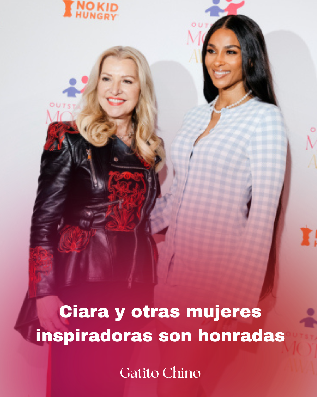 Ciara recibe el Outstanding Mother Award 2026 y se recaudan $1.4 millones para No Kid Hungry