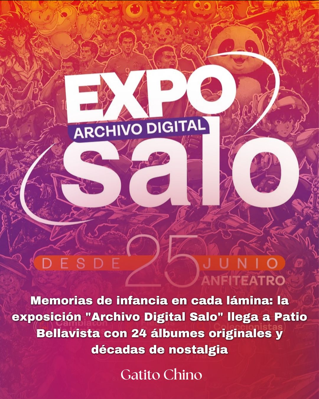 Exposición de Archivo Digital Salo reúne álbumes originales y recuerdos de infancia en Patio Bellavista