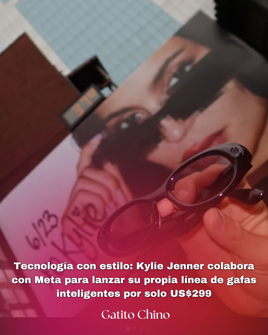 Kylie Jenner lanza su nueva colección de Meta Glasses