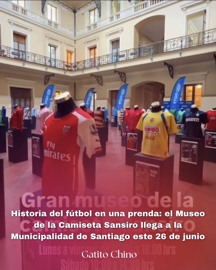 El Gran Museo de la Camiseta Sansiro regresa a la Municipalidad de Santiago