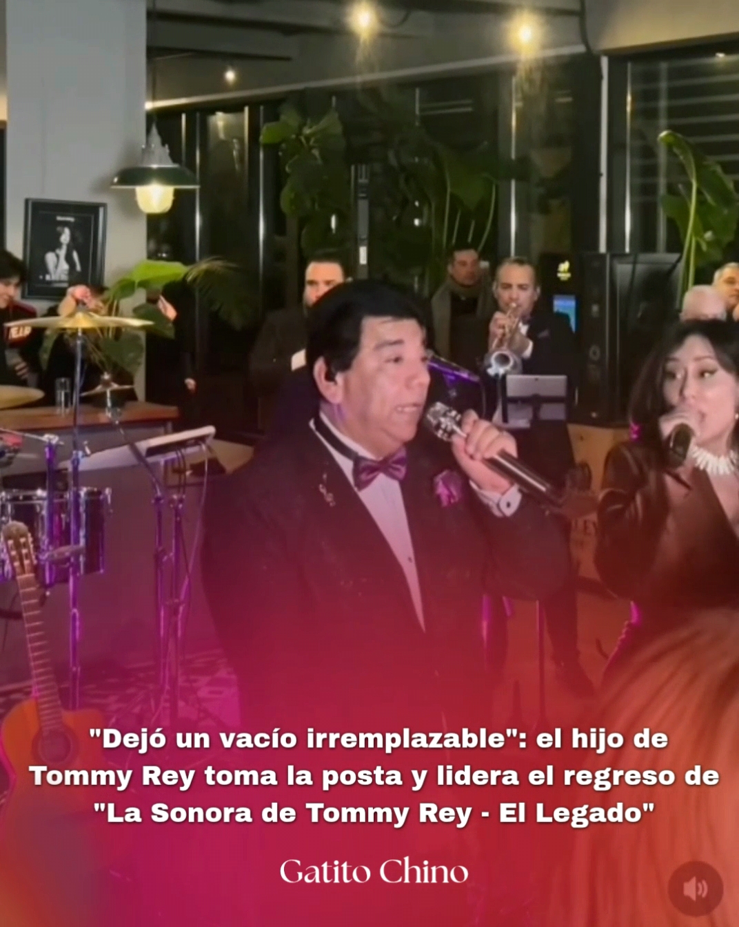 El legado de Tommy Rey continúa: su hijo Tommy Jr. lidera «La Sonora de Tommy Rey – El Legado»