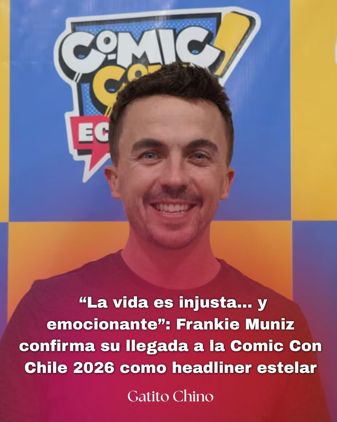 El actor que interpretó al carismático genio de la exitosa serie «Malcolm in the Middle» será una de las grandes atracciones de la edición aniversario del evento