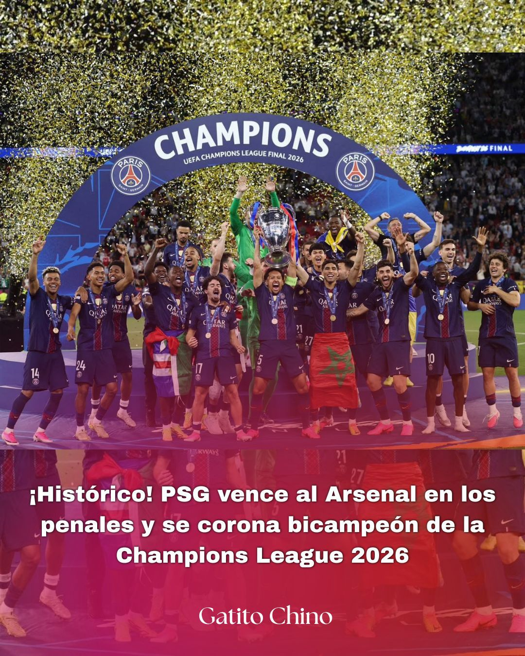 El equipo parisino se corona en Budapest tras una dramática tanda de penales, logrando su segunda Champions League consecutiva