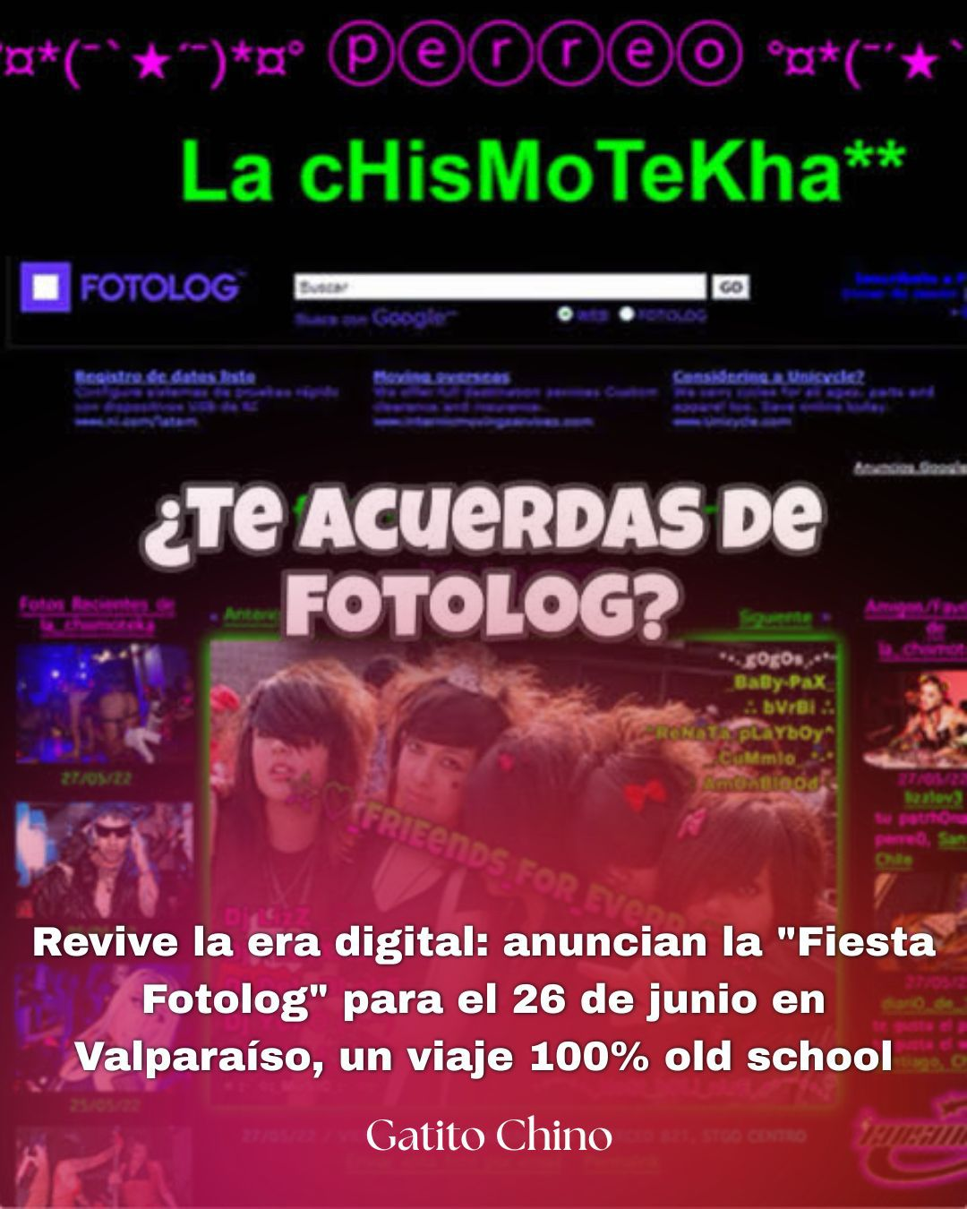 La fiebre retro llega al puerto con una fiesta temática dedicada a los míticos «F/F» de principios de los 2000