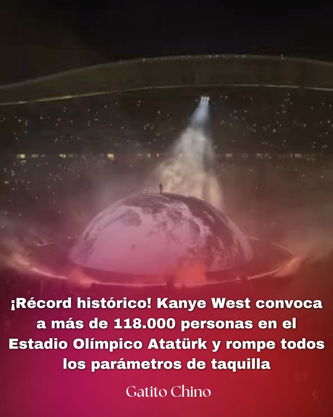 Ye superó al mismísimo Rey Arturo y a grandes estrellas del pop contemporáneo en una noche histórica en Turquía