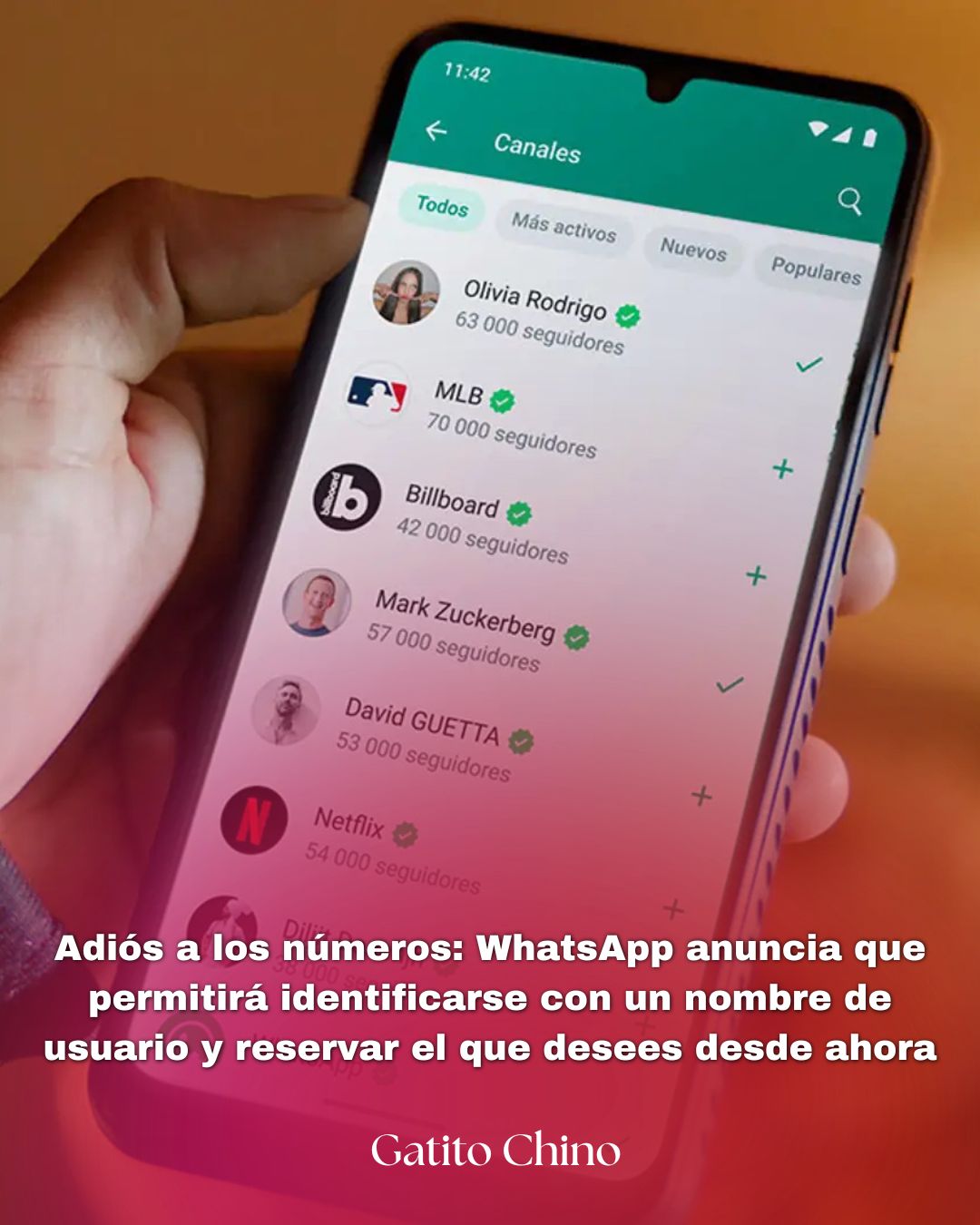 WhatsApp dejará de exigir el número de teléfono para contactar a otros usuarios