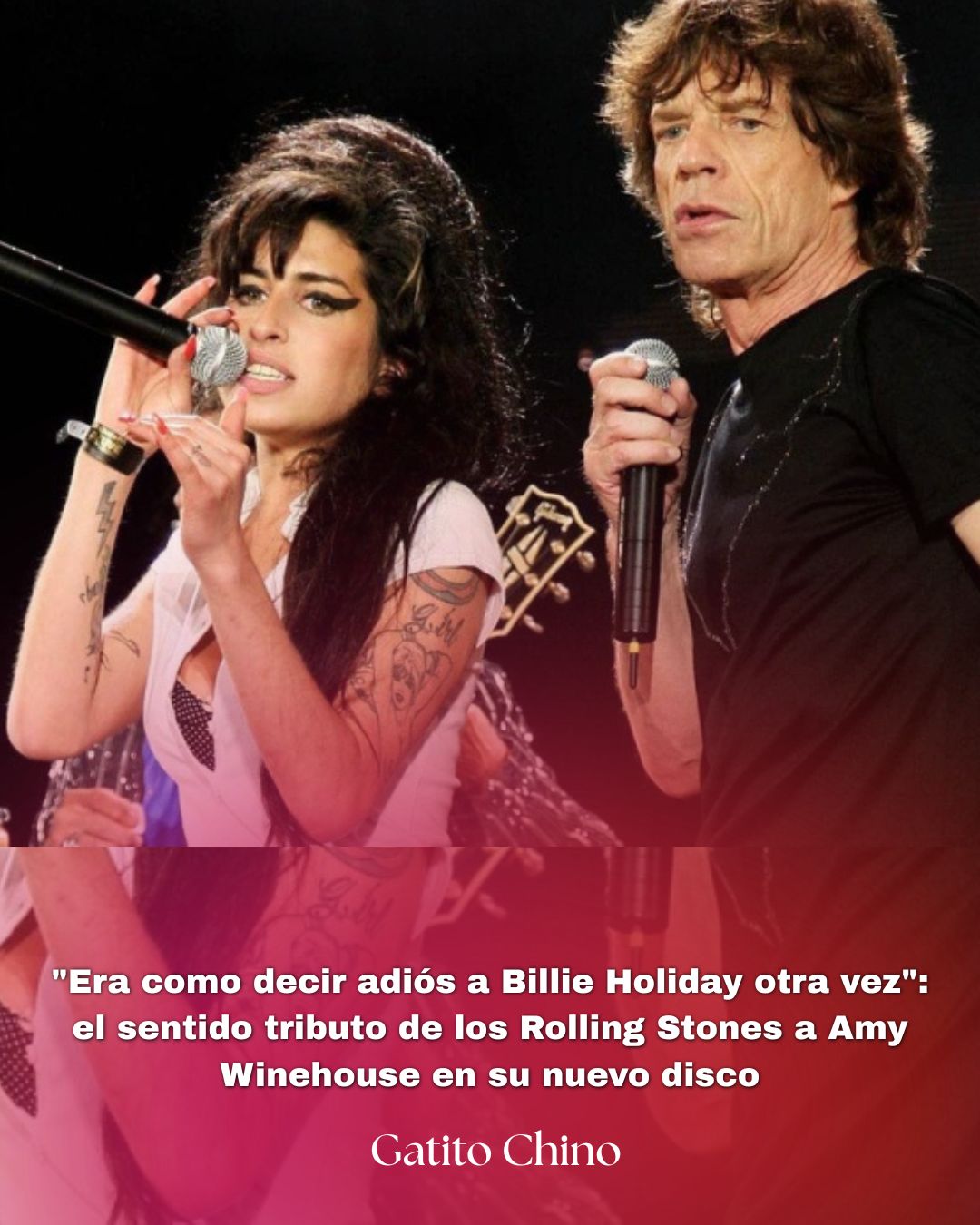 Los Rolling Stones rinden emotivo homenaje a Amy Winehouse en su nuevo álbum ‘Foreign Tongues’