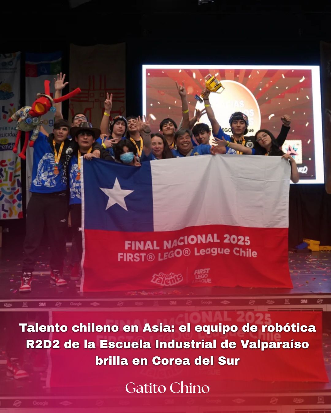 Equipo R2D2 de la Escuela Industrial de Valparaíso triunfa en Corea del Sur