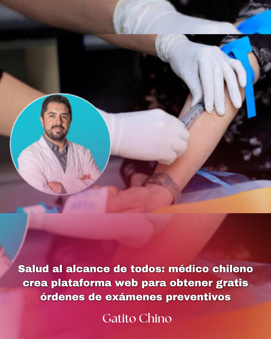 Doctor chileno crea plataforma para obtener gratis órdenes de exámenes médicos