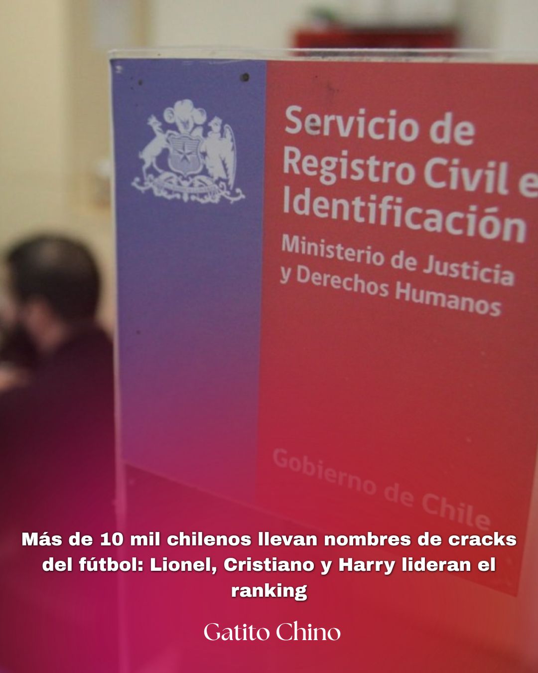 La fiebre del fútbol en el Registro Civil: más de 10 mil chilenos se llaman como cracks del Mundial