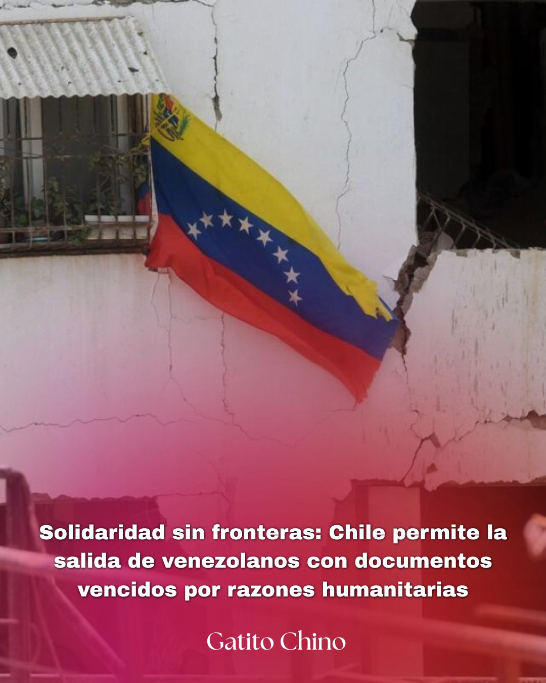 Chile autoriza la salida de venezolanos con documentos vencidos tras el terremoto