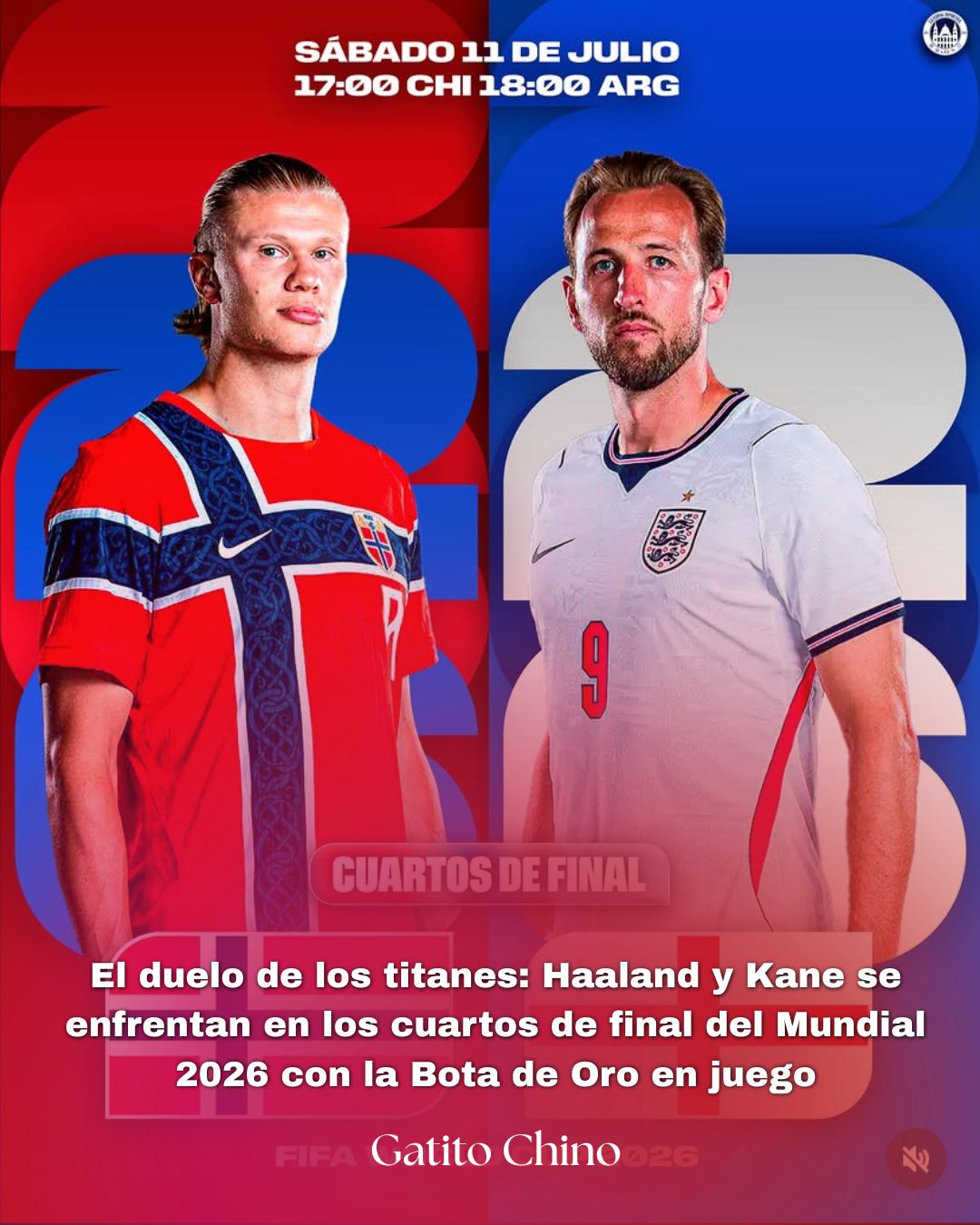 Haaland vs Kane: el duelo de los gigantes en los cuartos de final del Mundial 2026
