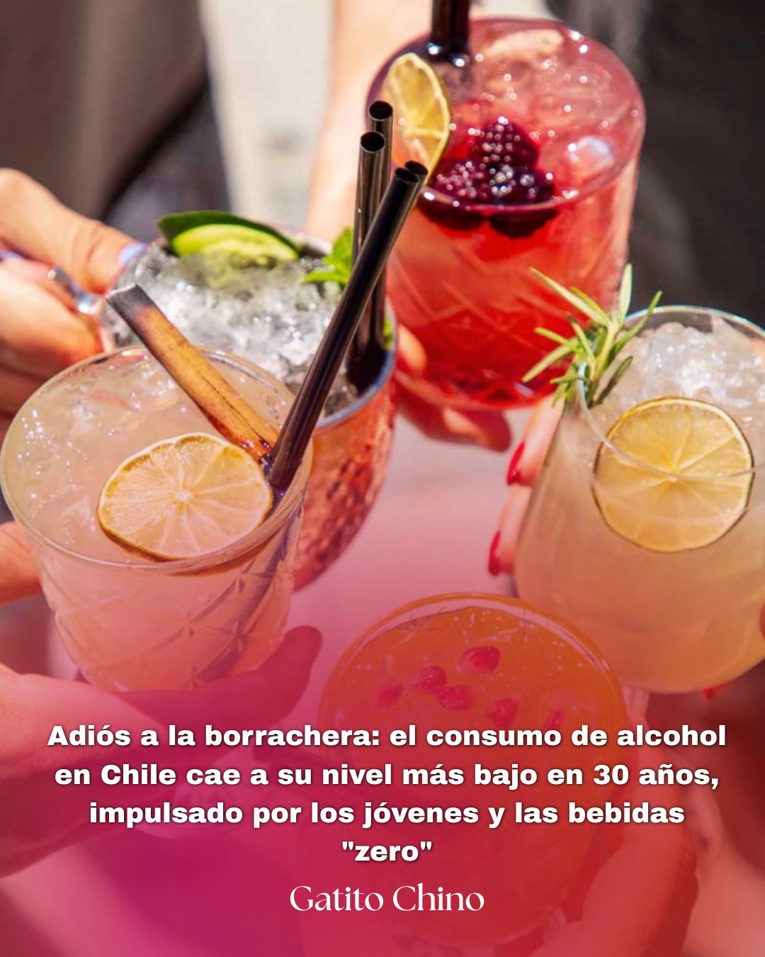 En Chile se bebe menos alcohol que antes: el consumo cae a su nivel más bajo en tres décadas