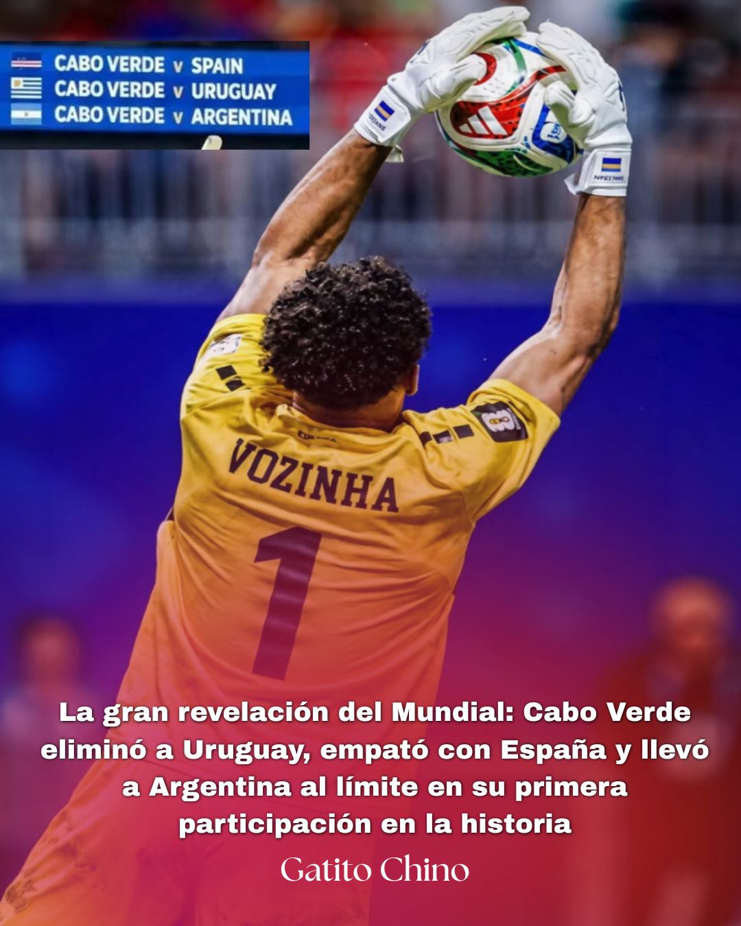 3 campeones del mundo y ninguno pudo contra Cabo Verde en los 90 minutos
