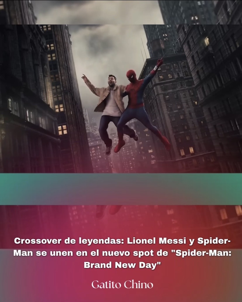 Messi aparece junto a Spider-Man en el nuevo teaser de «Spider-Man: Brand New Day»