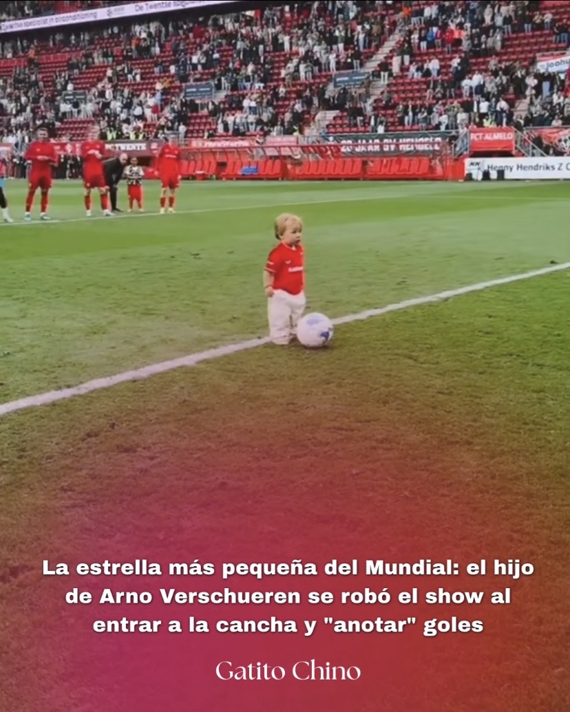 El tierno momento del hijo de Arno Verschueren que robó todas las miradas en el Mundial 2026