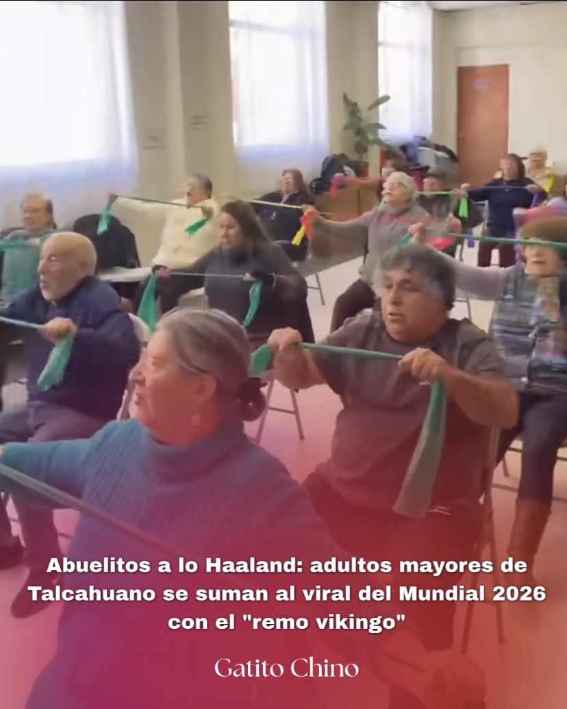 Adultos mayores de Talcahuano recrean la celebración de Noruega y se vuelven virales