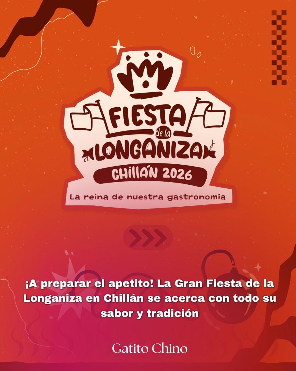 La gran fiesta de la Longaniza en Chillán se acerca con todo su sabor y tradición