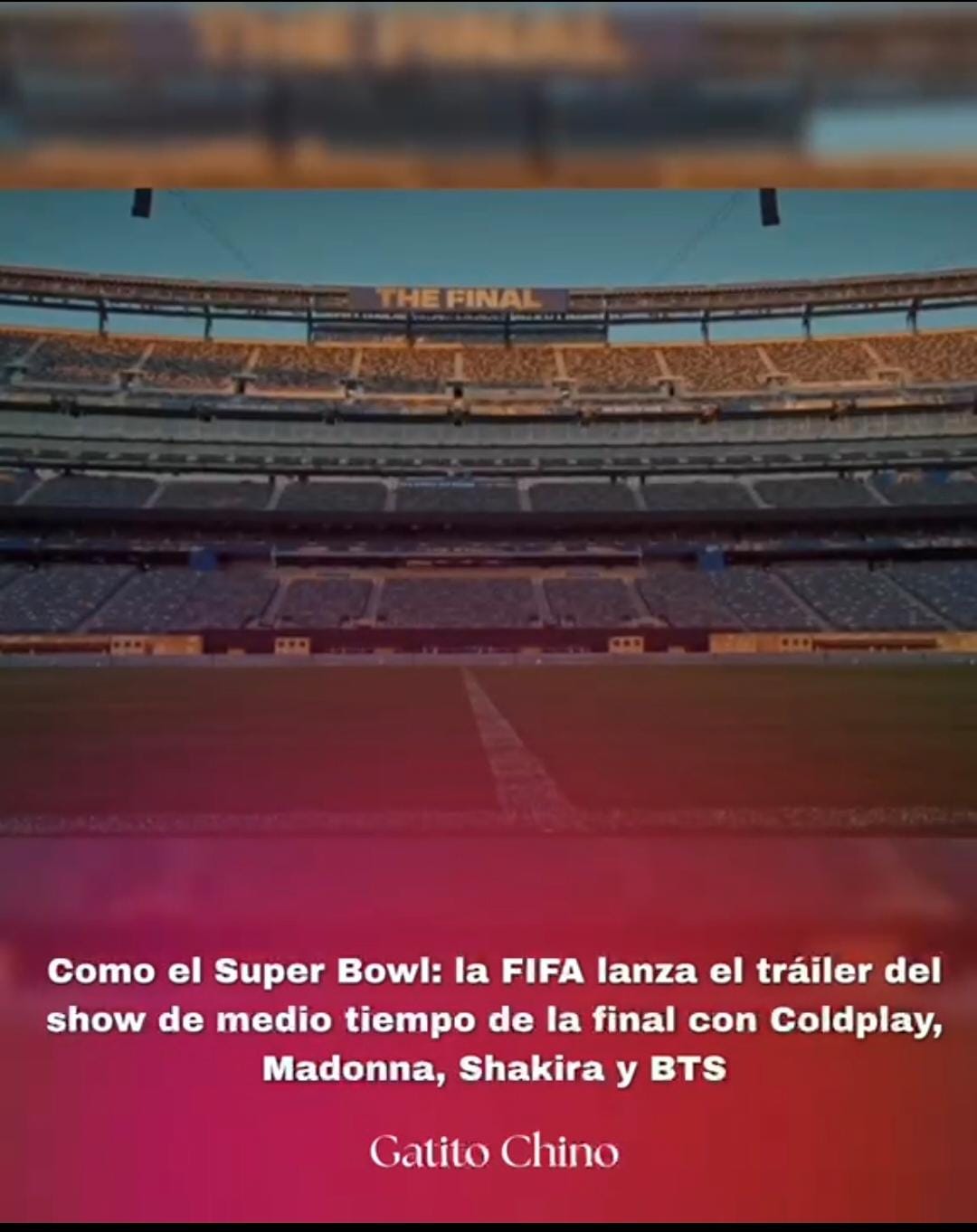 La FIFA lanza el tráiler del histórico show de medio tiempo de la final del Mundial 2026