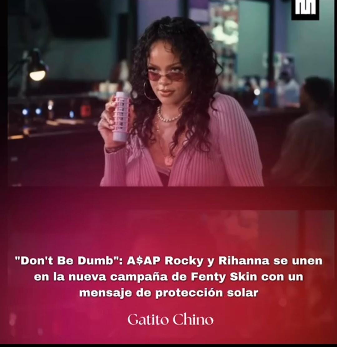 A$AP y Rihanna se unen en la nueva campaña de Fenty Skin con un mensaje de protección solar