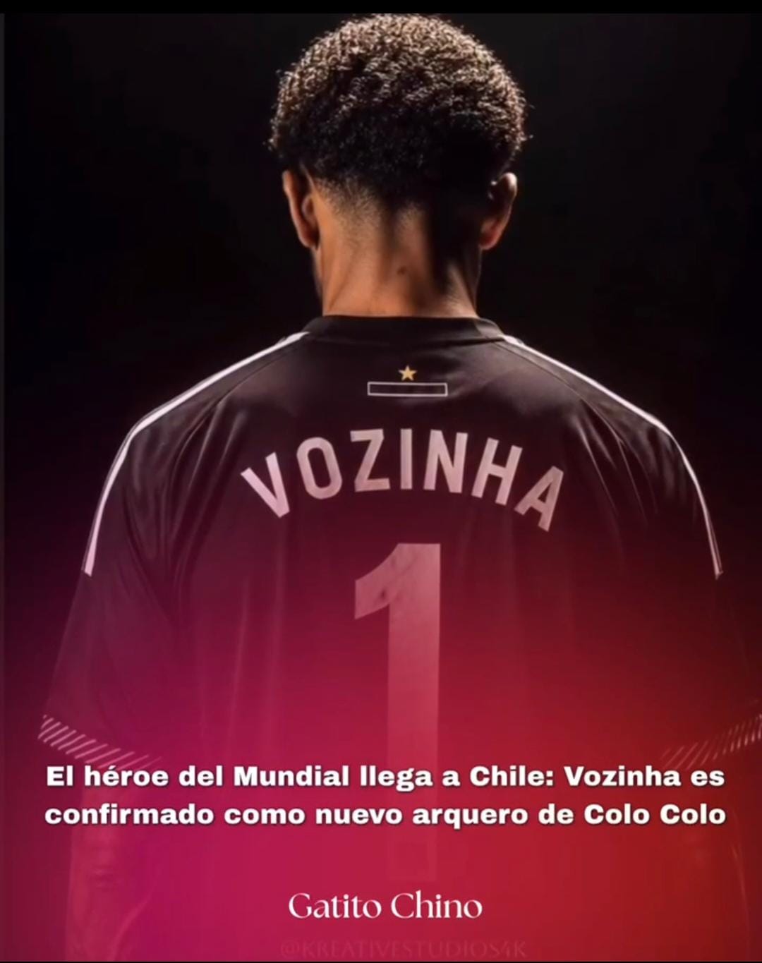 Vozinha es confirmado como nuevo arquero de Colo Colo
