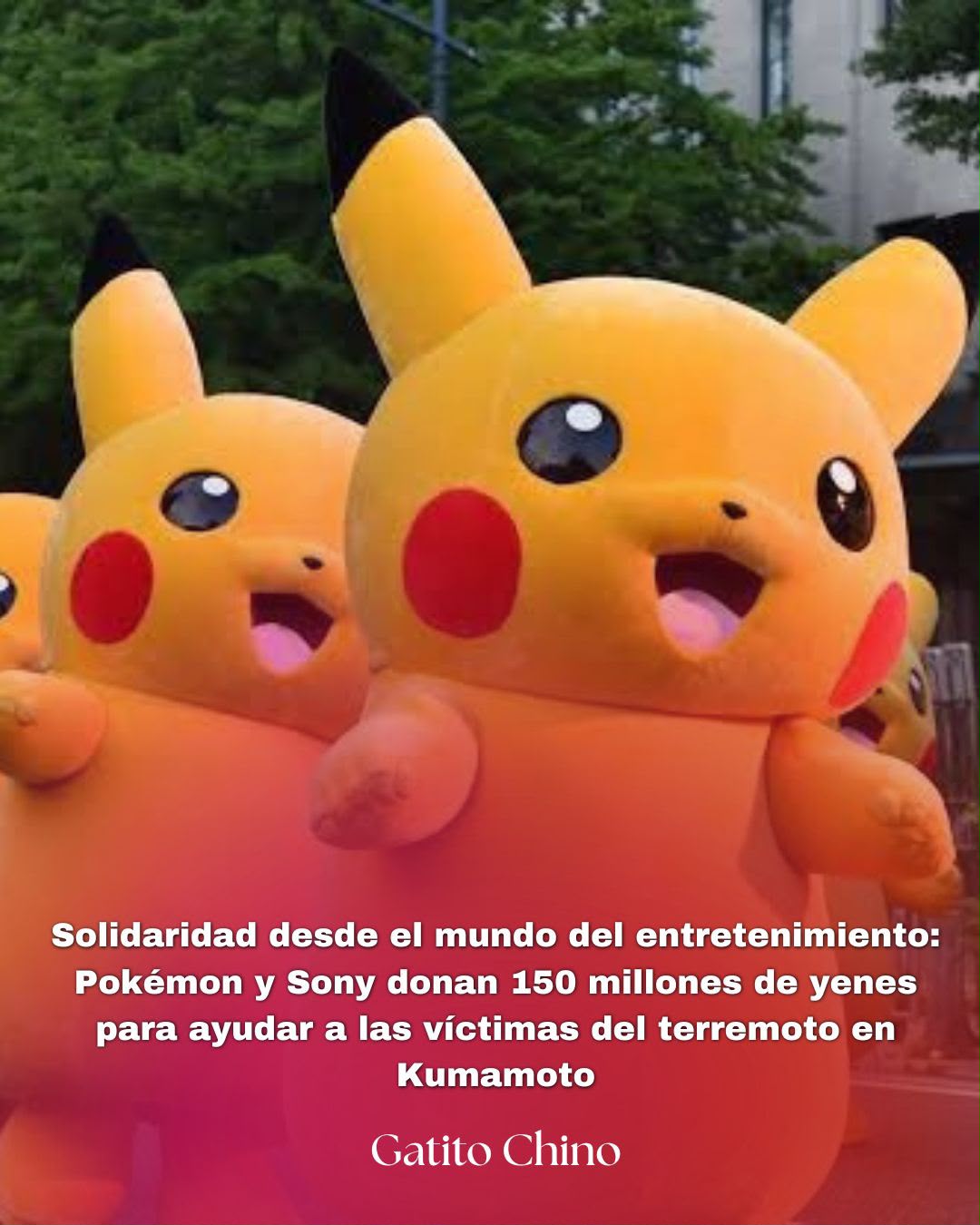 Pokémon y Sony donan 150 millones de yenes para la reconstrucción tras el terremoto en Japón