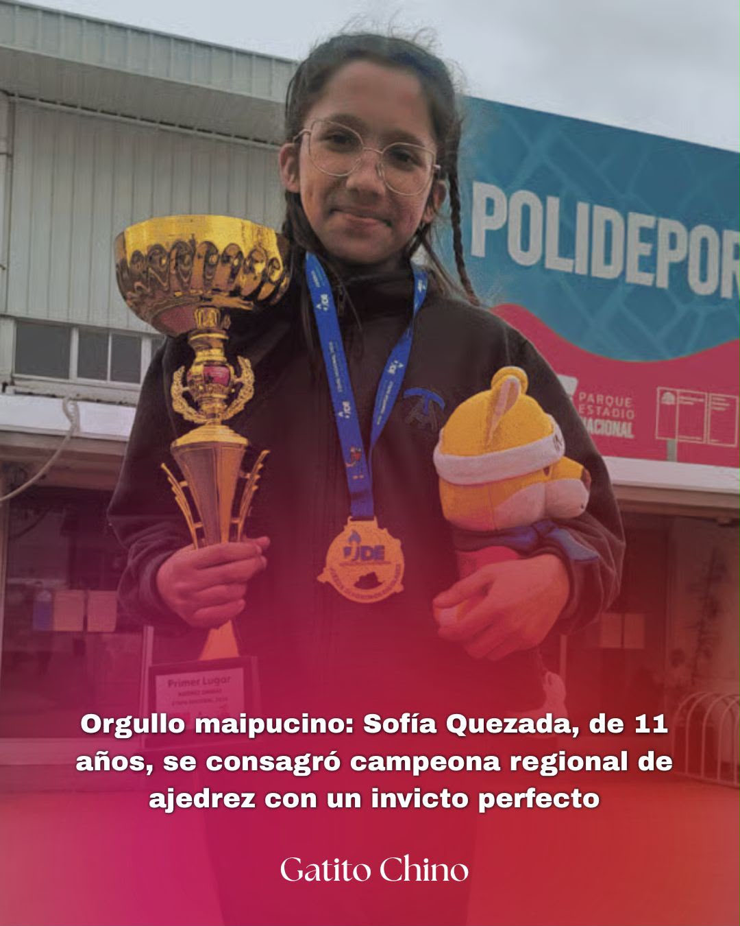 La maipucina Sofía Quezada se coronó campeona regional de ajedrez