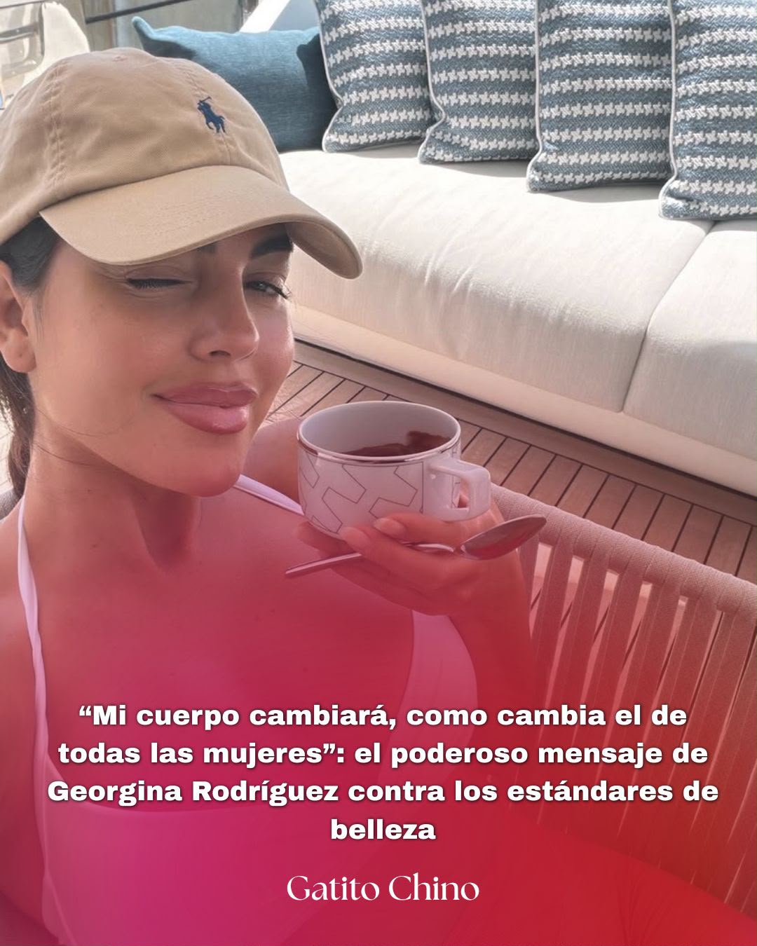 Georgina Rodríguez da un poderoso mensaje a las mujeres sobre el físico