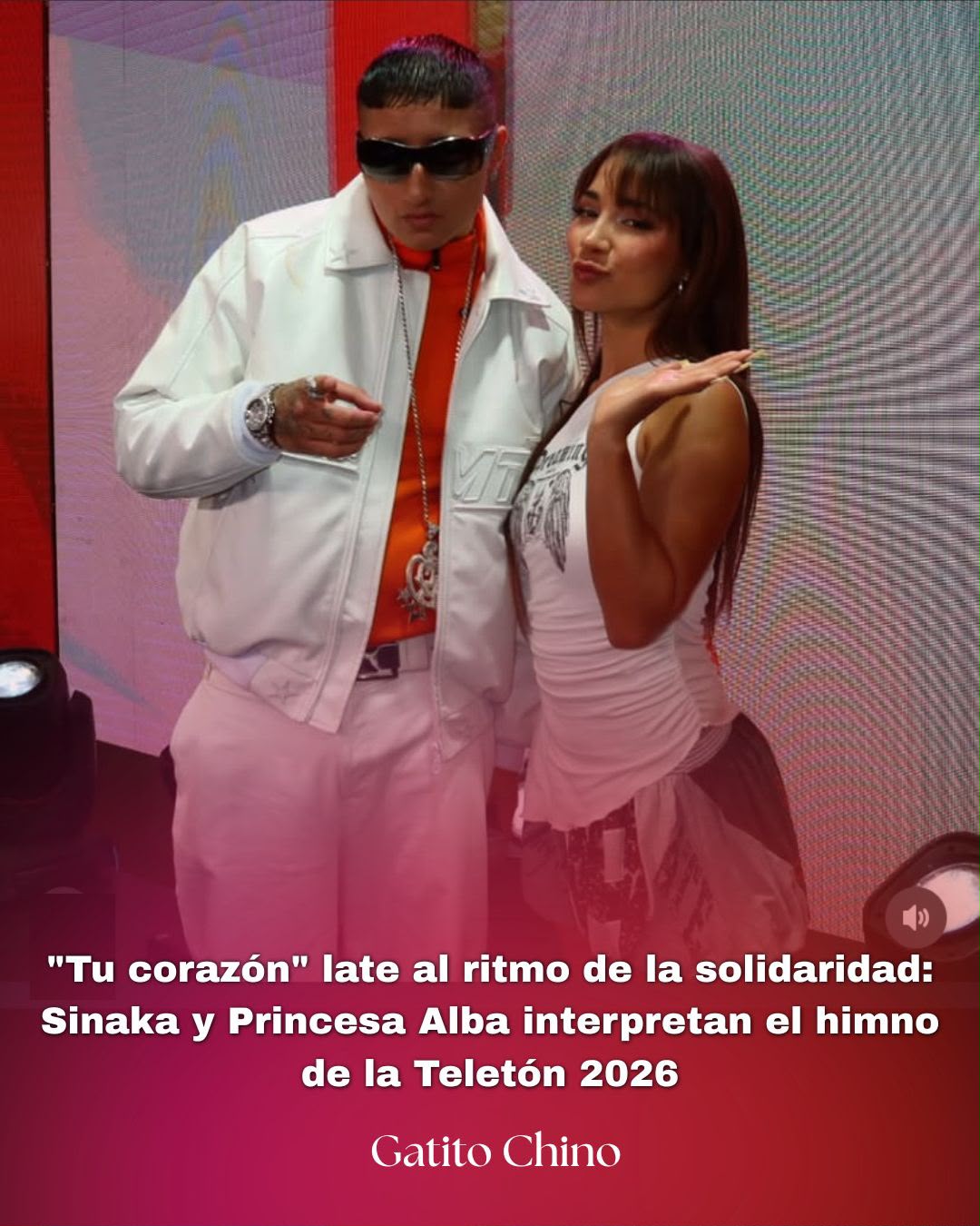 Sinaka y Princesa Alba presentan el nuevo himno oficial de la Teletón 2026