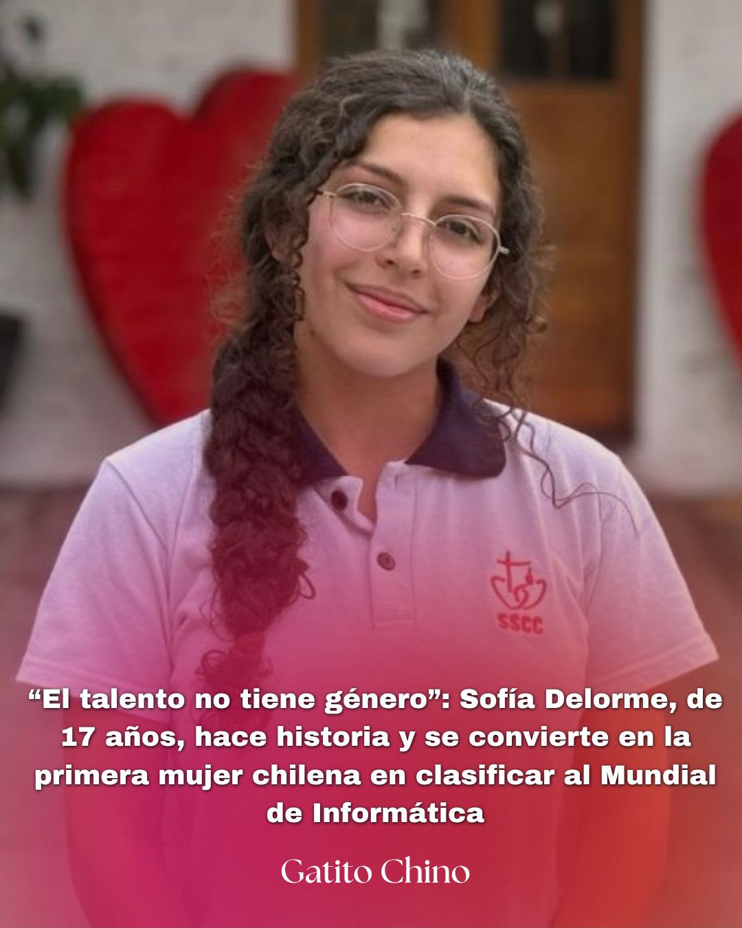 Sofía Delorme es la primera chilena en clasificar al Mundial de Informática