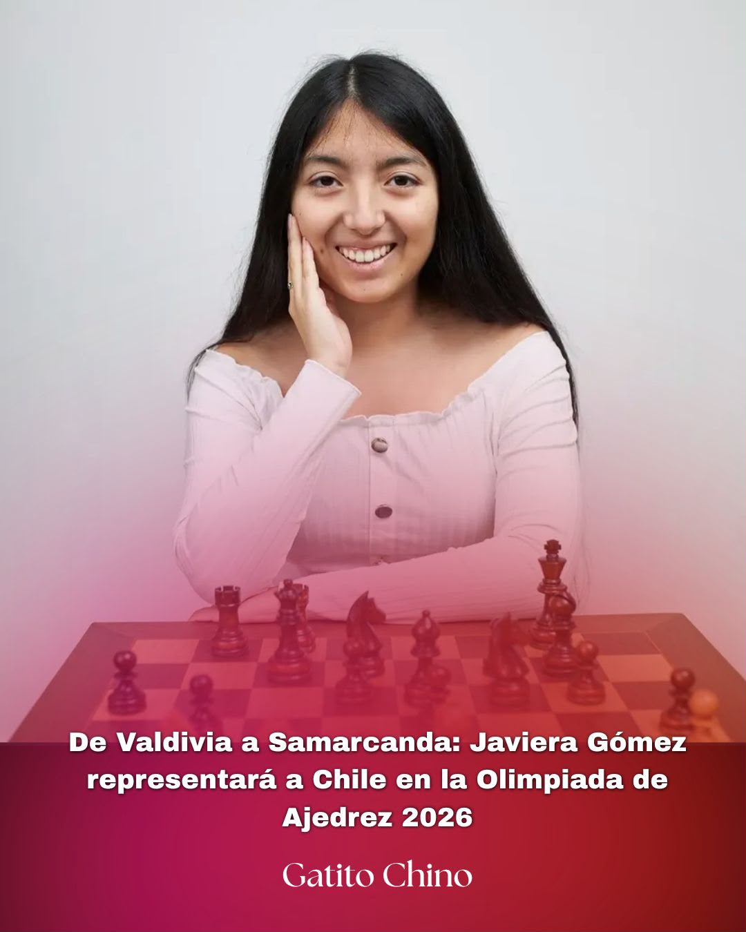 Javiera Gómez representará a Chile en la 46° Olimpiada de Ajedrez en Uzbekistán