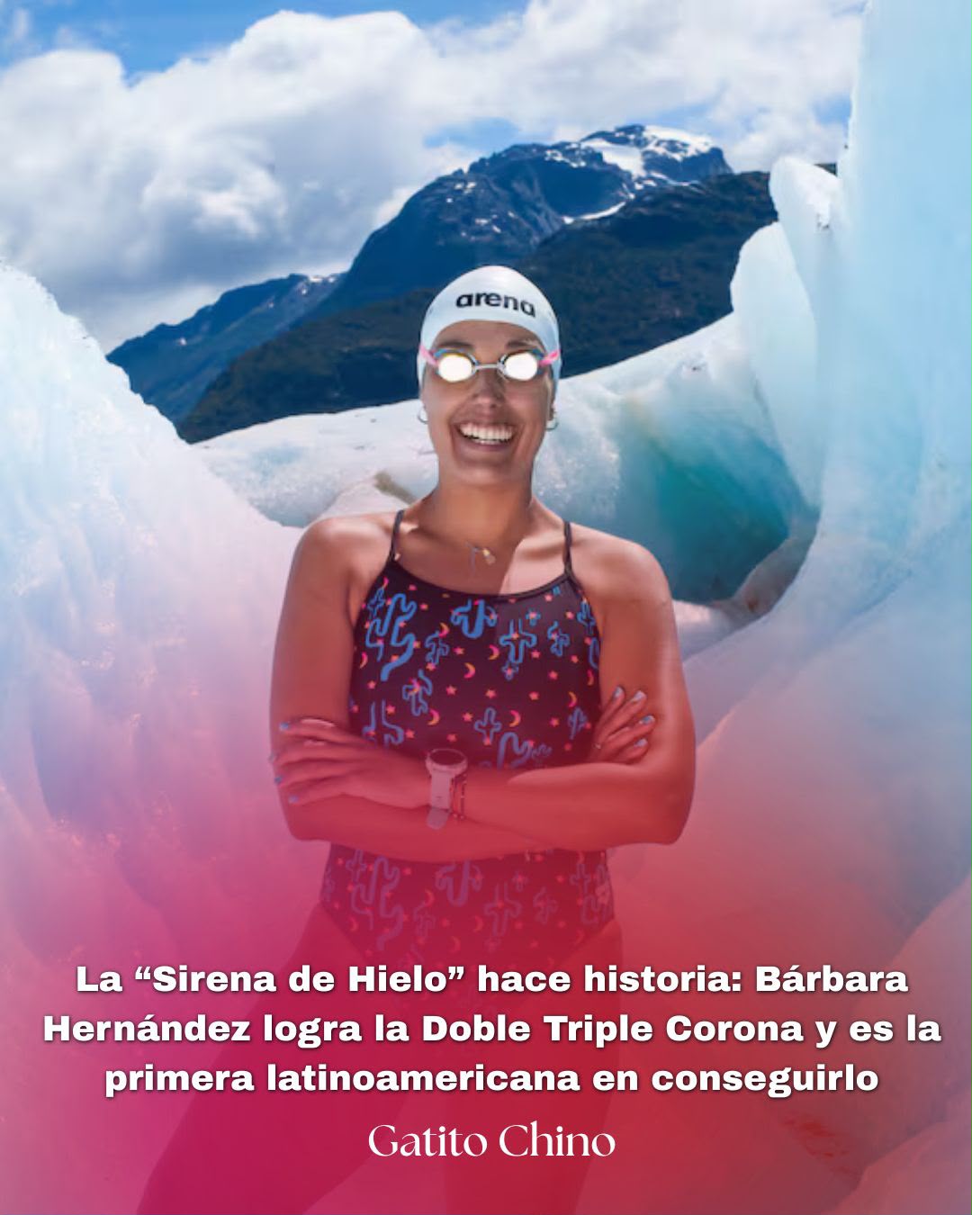 Bárbara Hernández, la «Sirena de Hielo», hace historia: es la segunda mujer del mundo en lograr la Doble Triple Corona