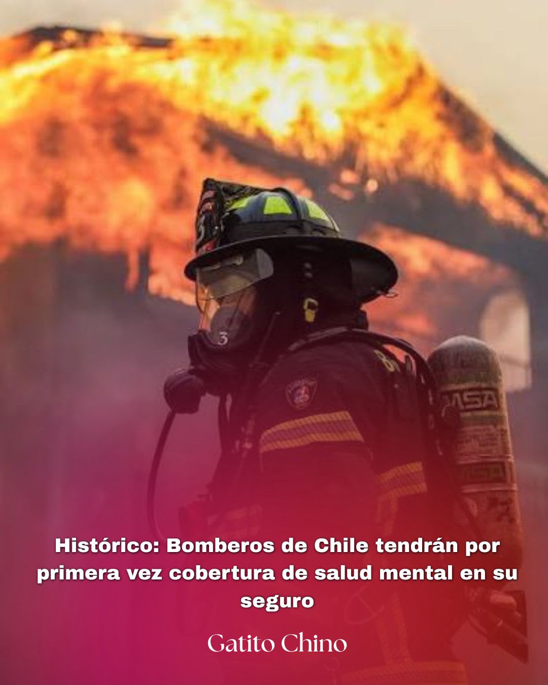 Bomberos de Chile tendrán por primera vez cobertura de salud mental
