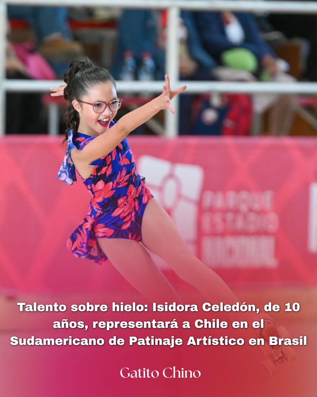 Isidora Celedón representará a Chile en el Sudamericano de Patinaje Artístico
