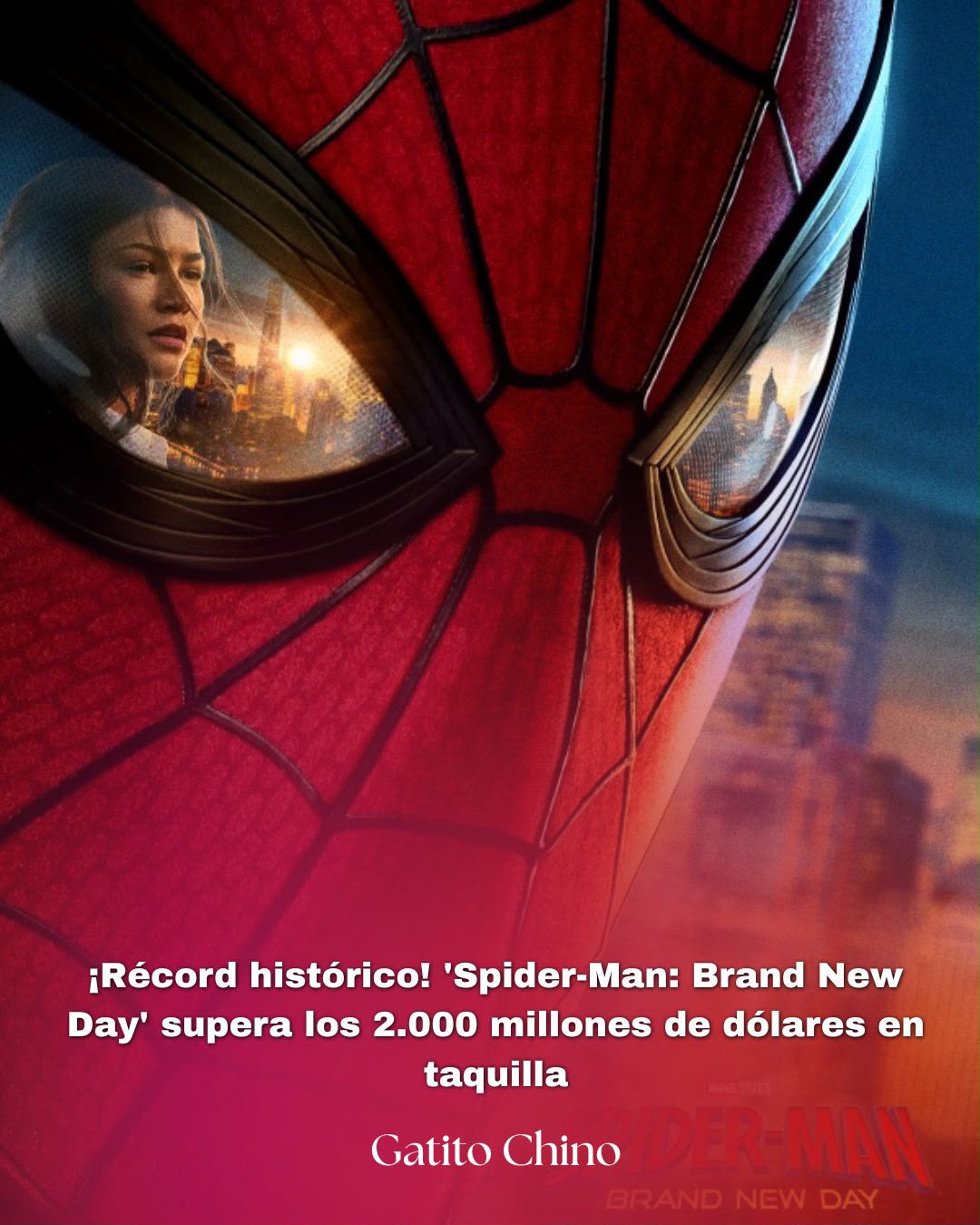 ‘Spider-Man: Brand New Day’ supera los 2.000 millones de dólares en taquilla