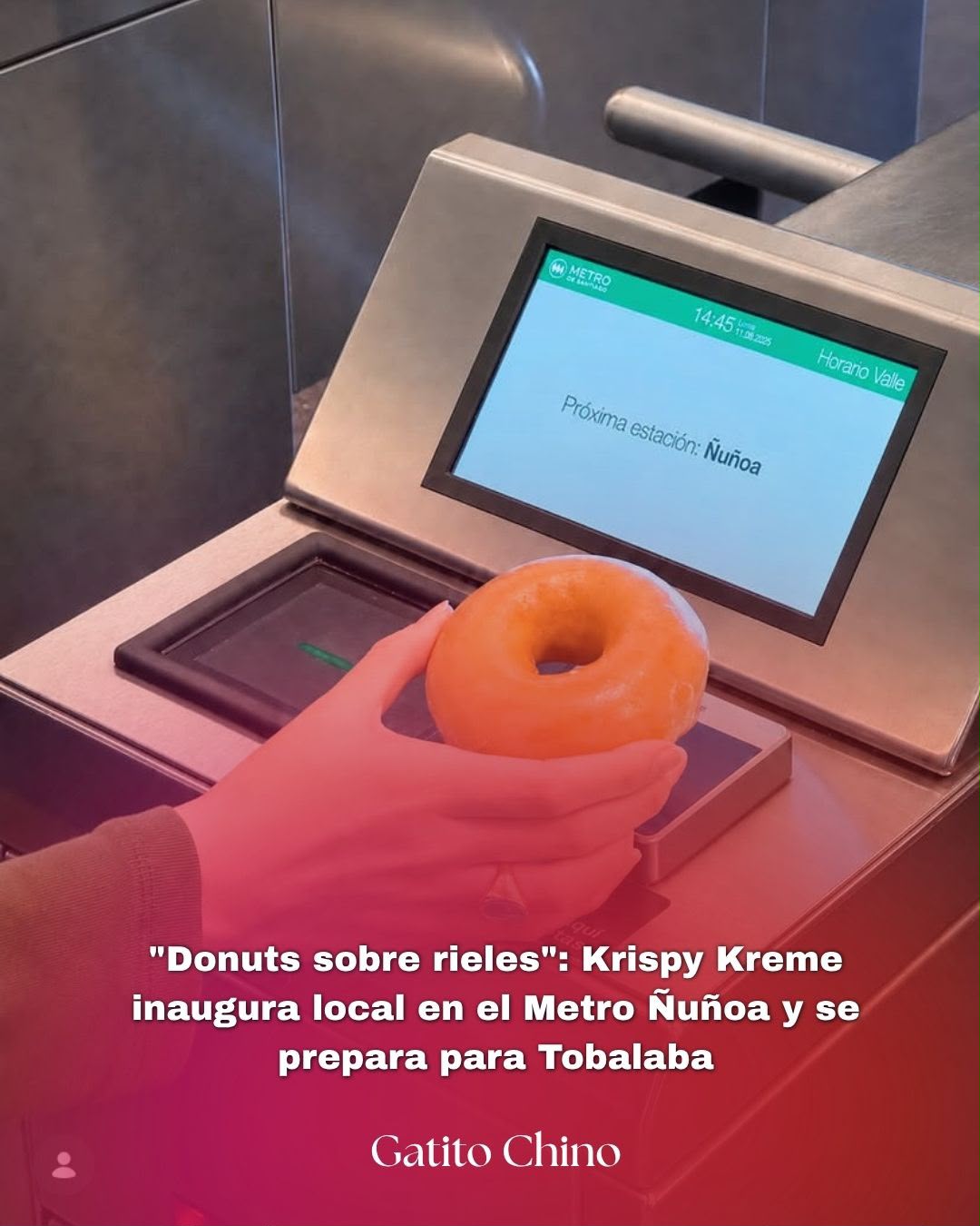 Krispy Kreme inaugura local en el Metro Ñuñoa y proyecta segunda apertura en Tobalaba