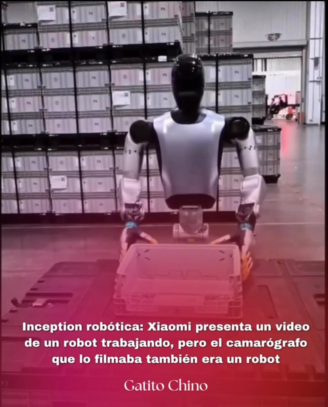 Xiaomi publica video de un robot trabajando… ¡y el camarógrafo también era un robot!