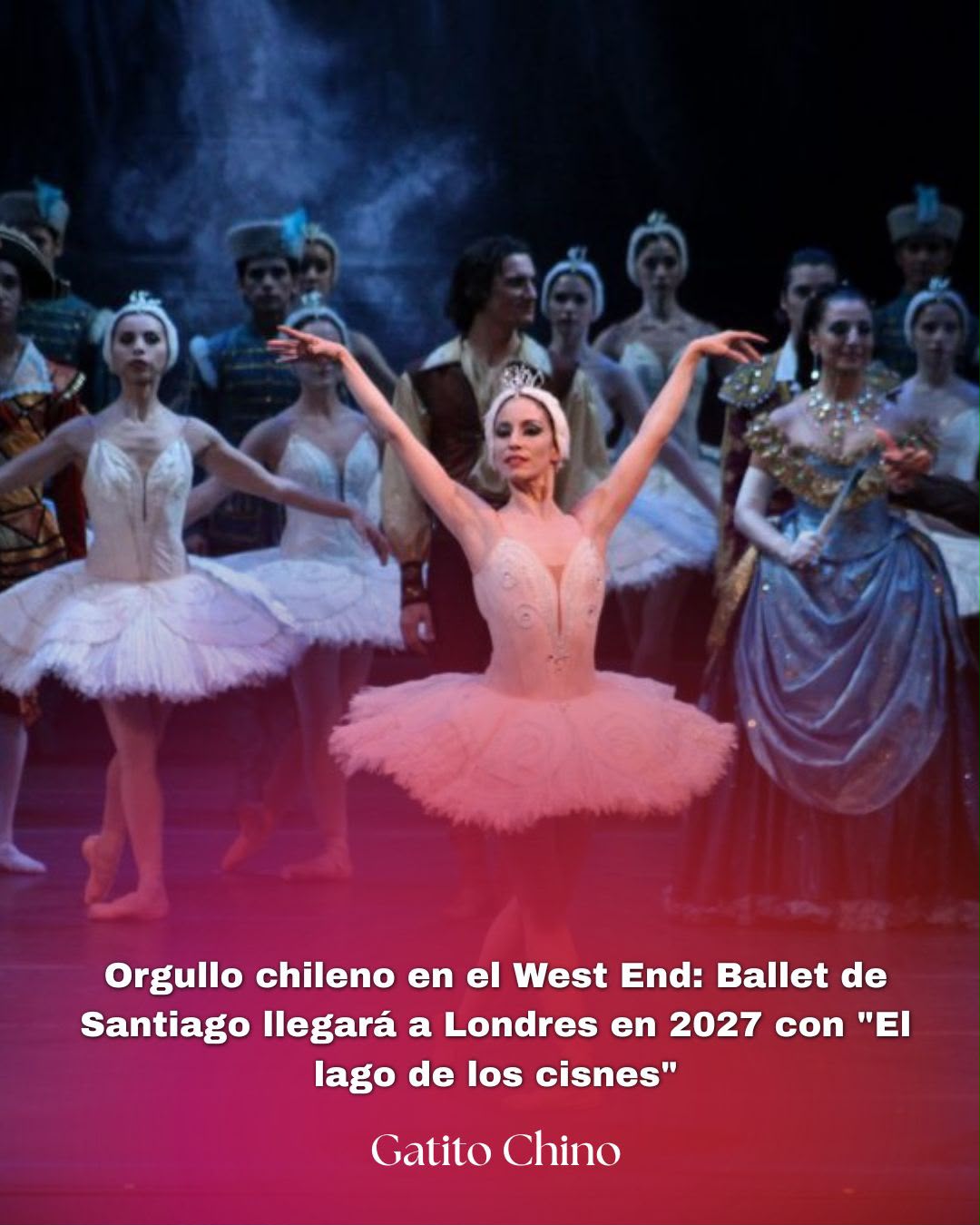 Ballet de Santiago llegará a Londres en 2027 con «El lago de los cisnes»