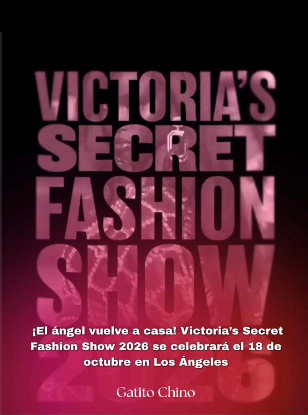 Victoria’s Secret Fashion Show 2026: el esperado desfile vuelve a Los Ángeles el 18 de octubre