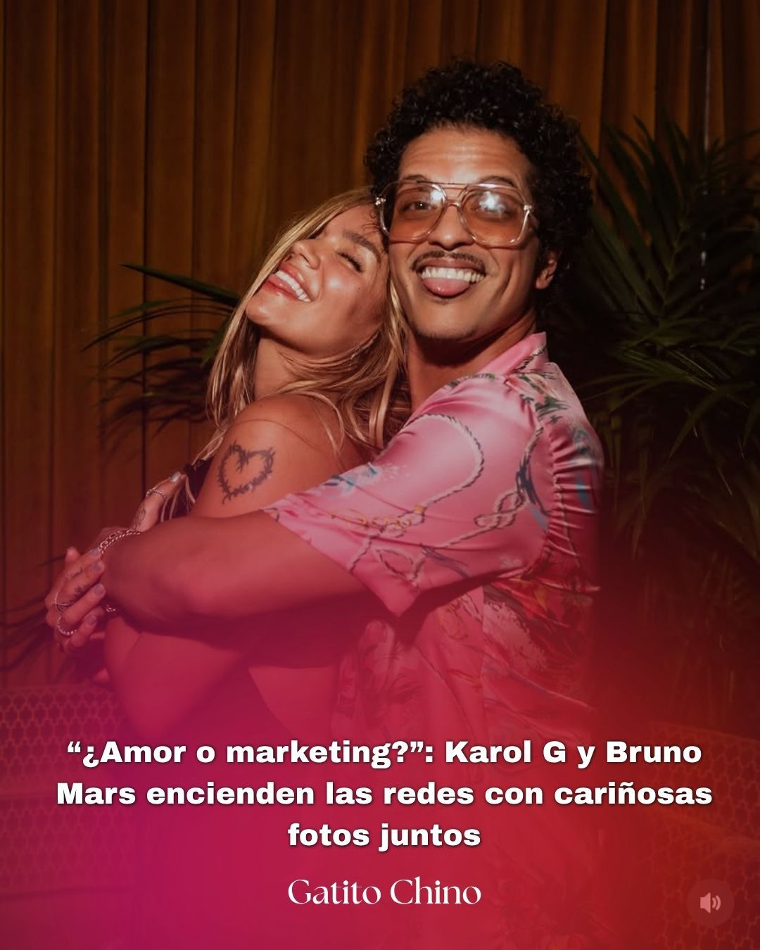 Karol G publica cariñosas fotos con Bruno Mars y enciende las redes