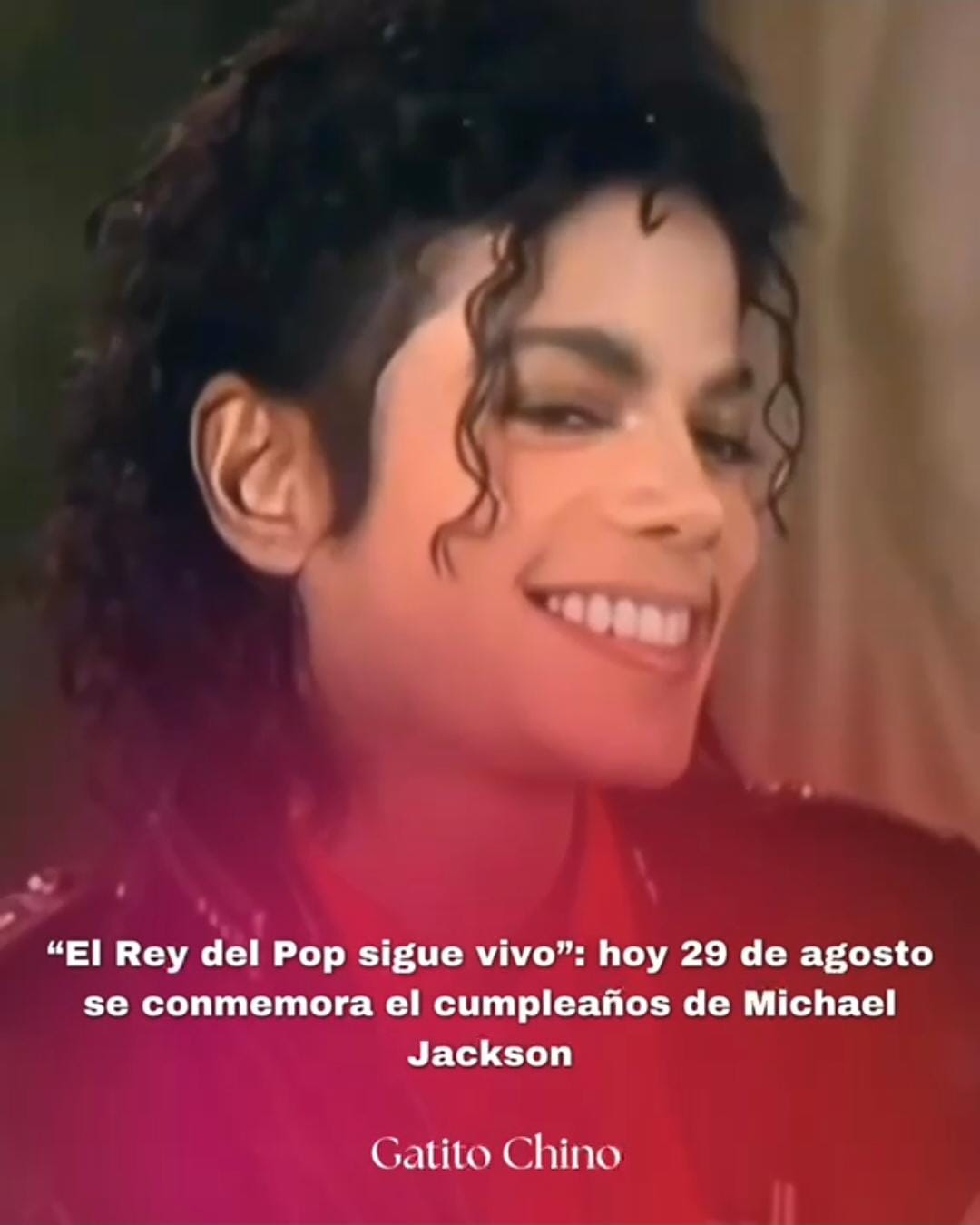 Hoy se conmemora el cumpleaños de Michael Jackson, el Rey del Pop