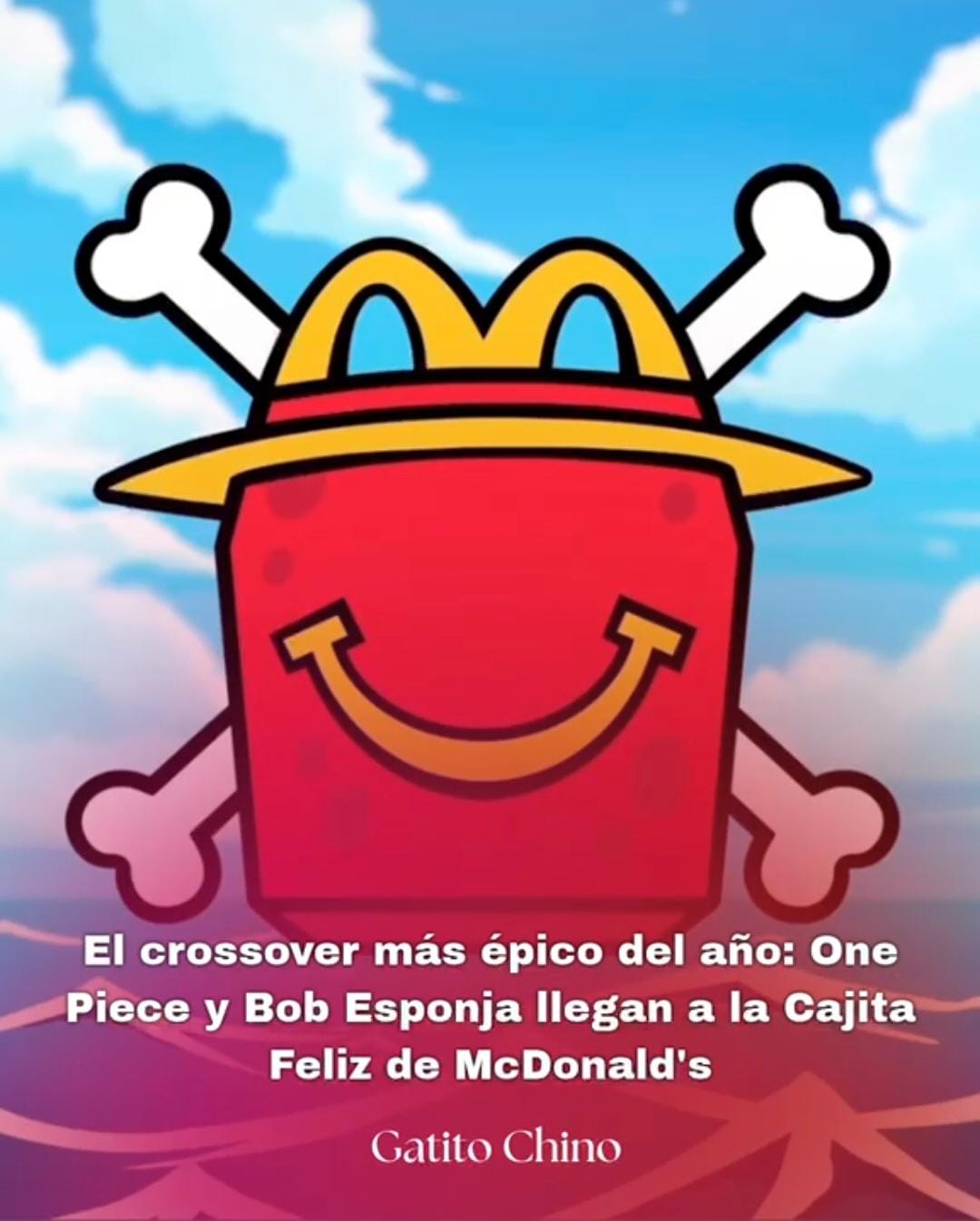 McDonald’s sorprende con un crossover inesperado: ¡Bob Esponja y One Piece se unen en la Cajita Feliz!
